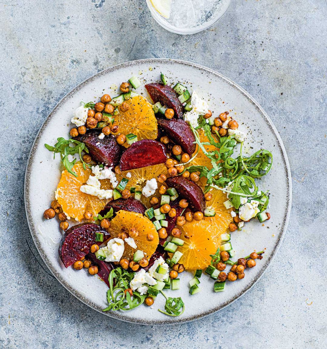 Reader recipe: Orange-beet salad with crispy chickpeas