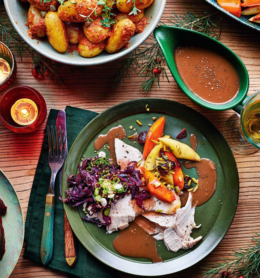 Mulled wine vegan gravy