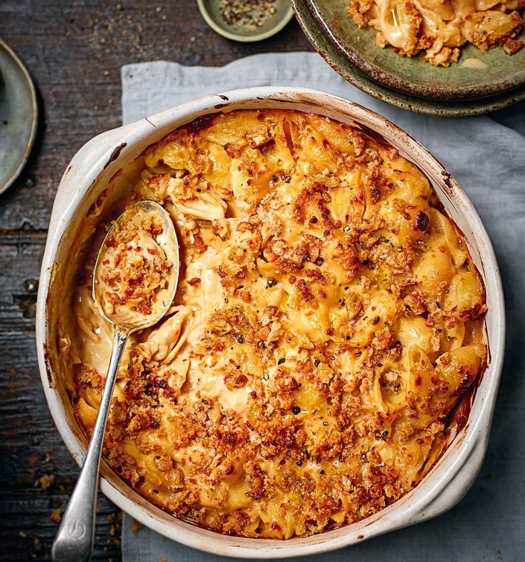 Marmite-on-toast mac and cheese