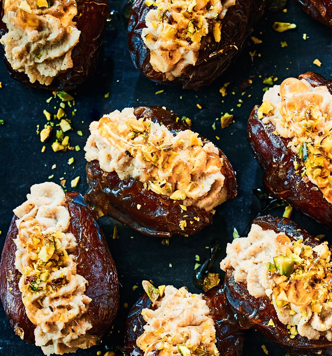 Chestnut stuffed dates