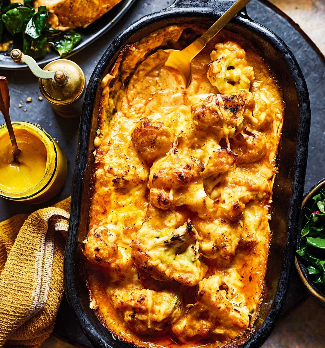 Welsh rarebit cauliflower cheese