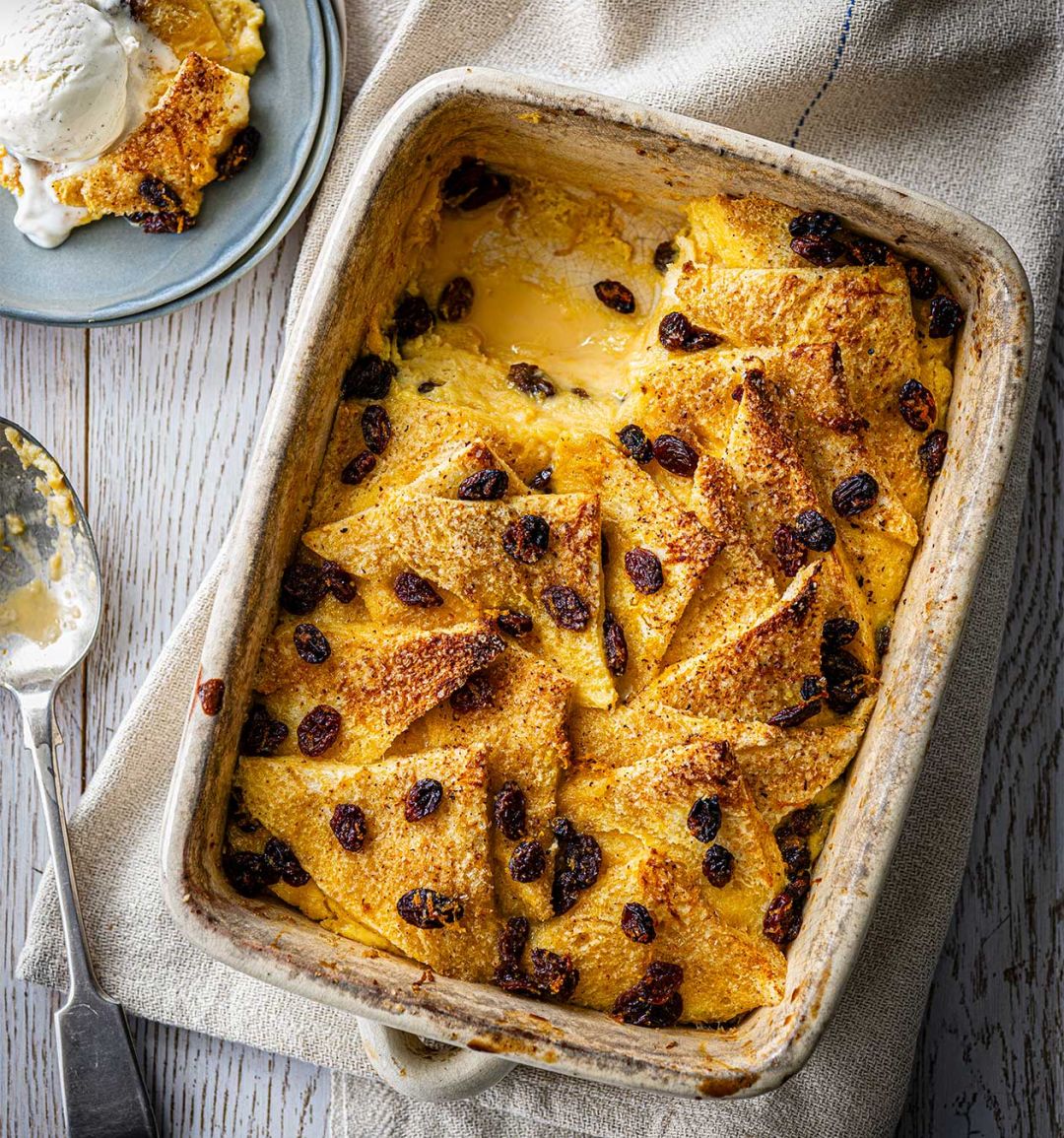 Bread and butter pudding
