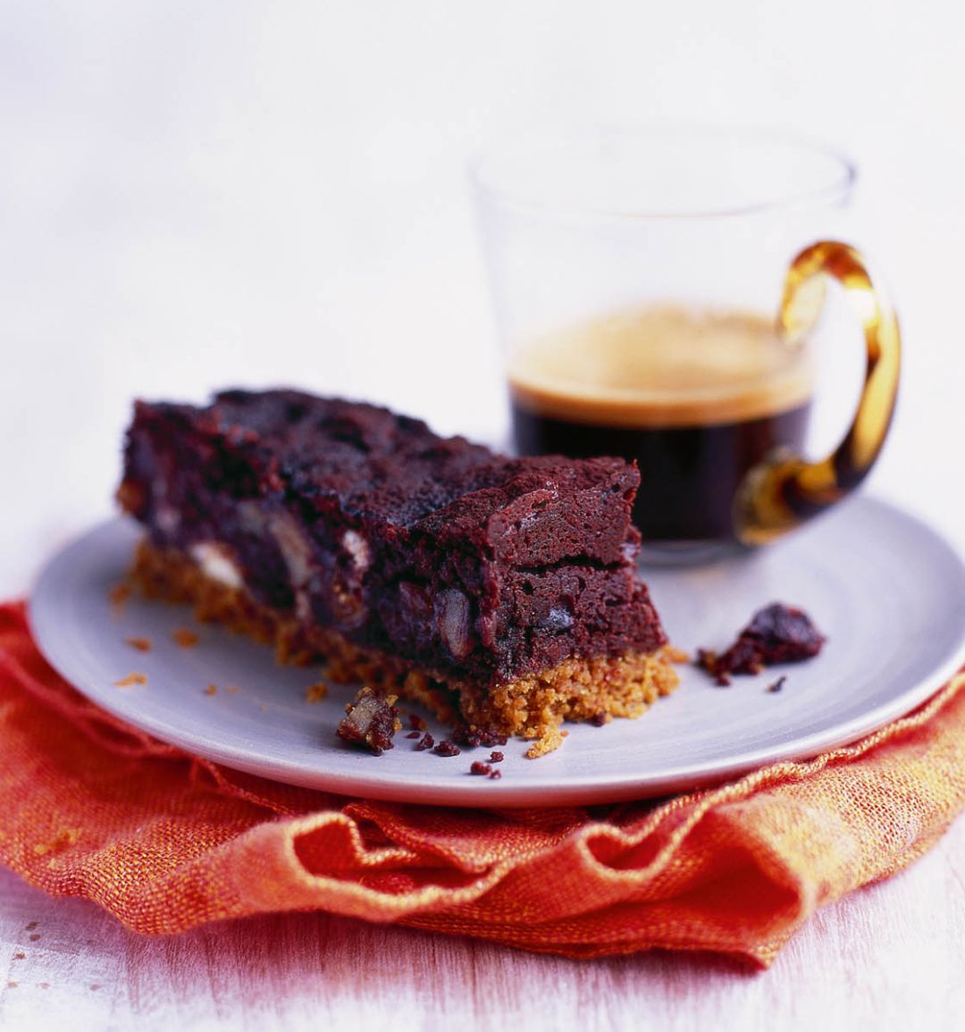 Decadent chocolate and chestnut bars