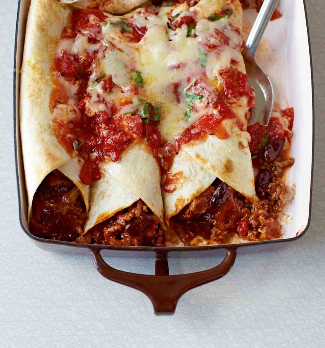 Spicy enchiladas