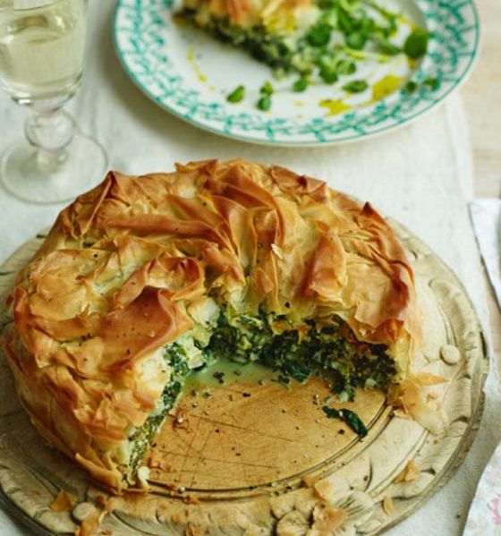 Spring spanakopita 