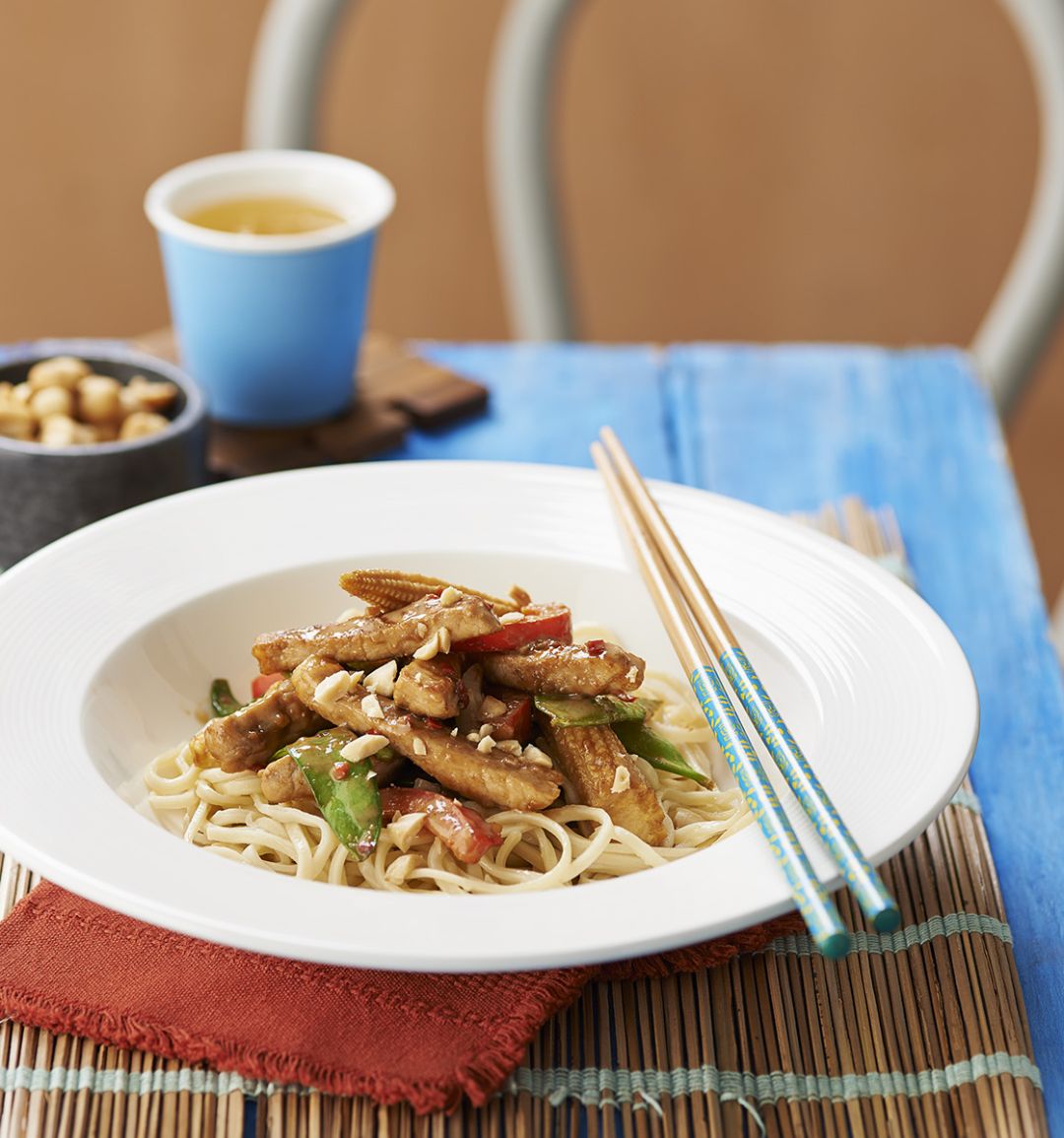 Thai-style pork stir-fry