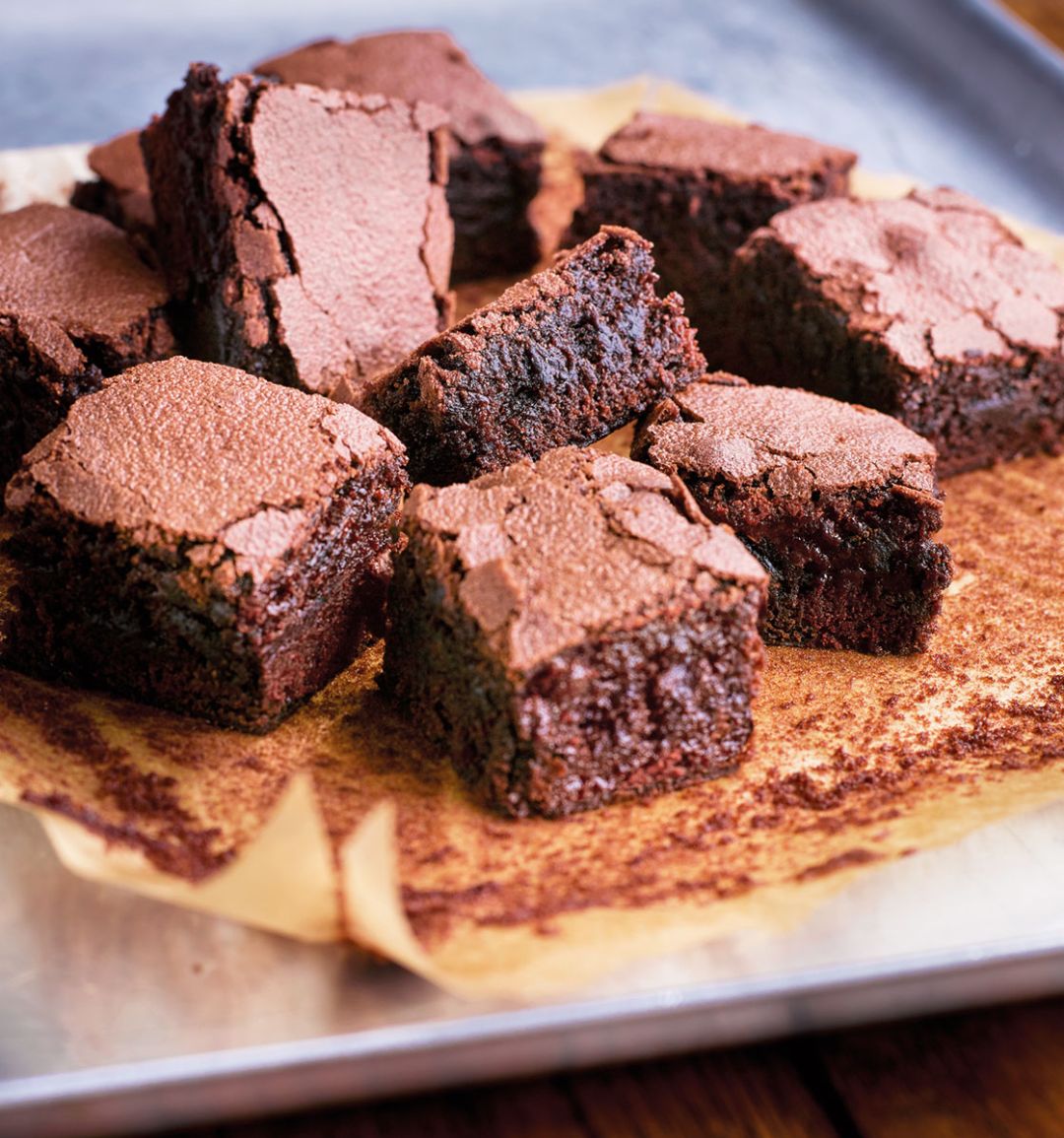 Belgian chocolate brownies
