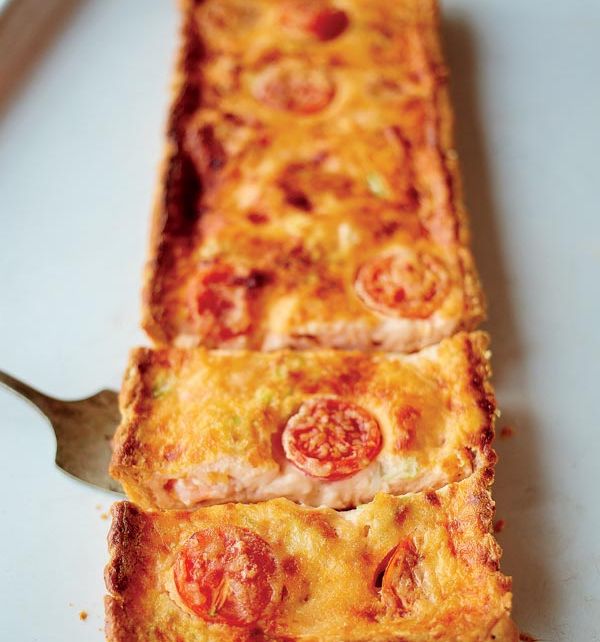 Prawn cocktail quiche