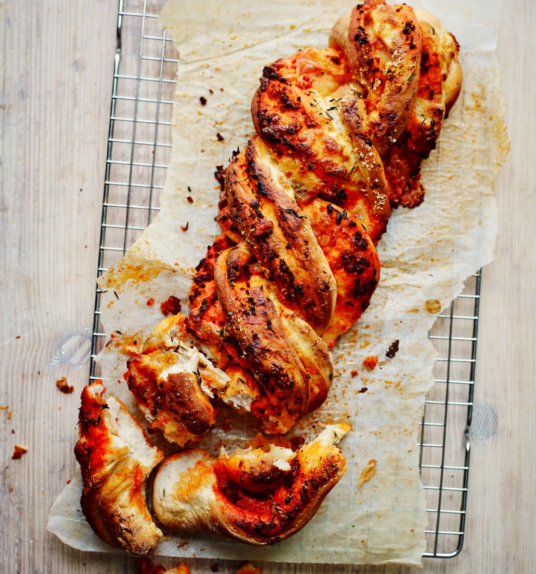 Twisted sobrasada sharing loaf