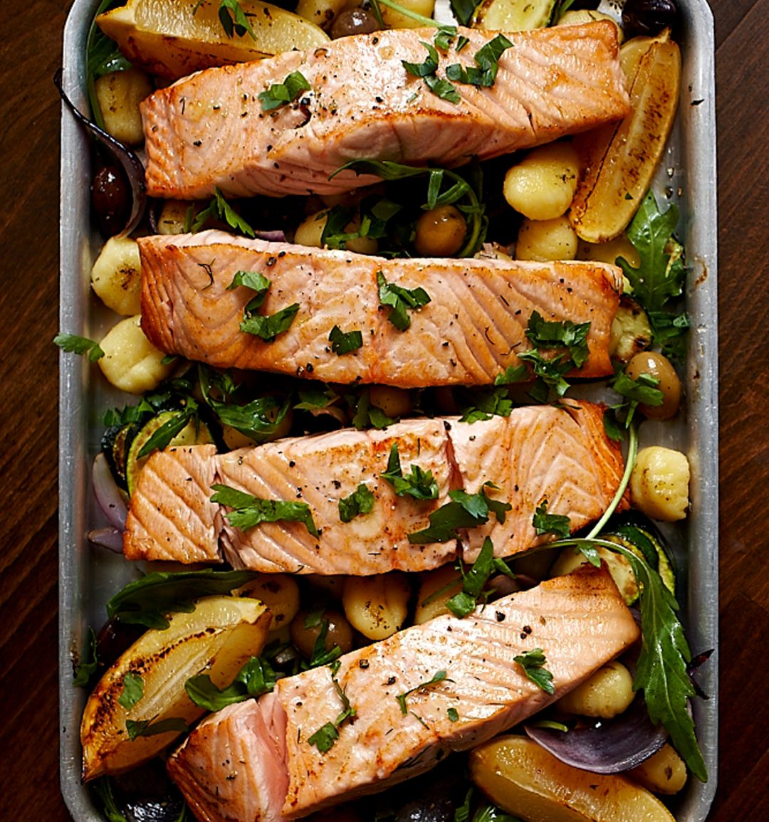 Italian-style salmon