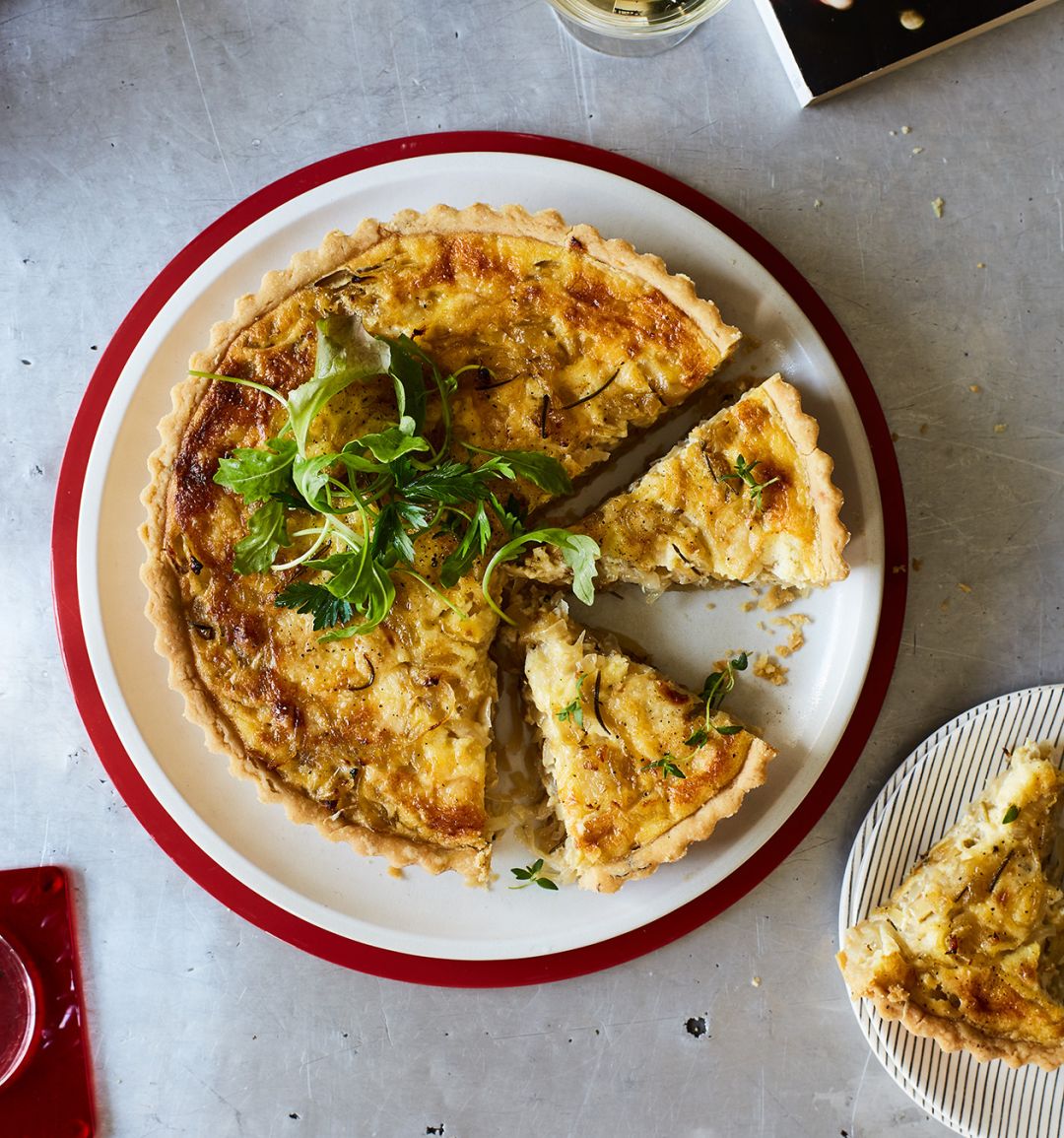 French onion soup tart