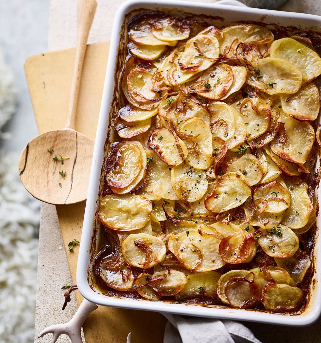 French onion potatoes boulangère