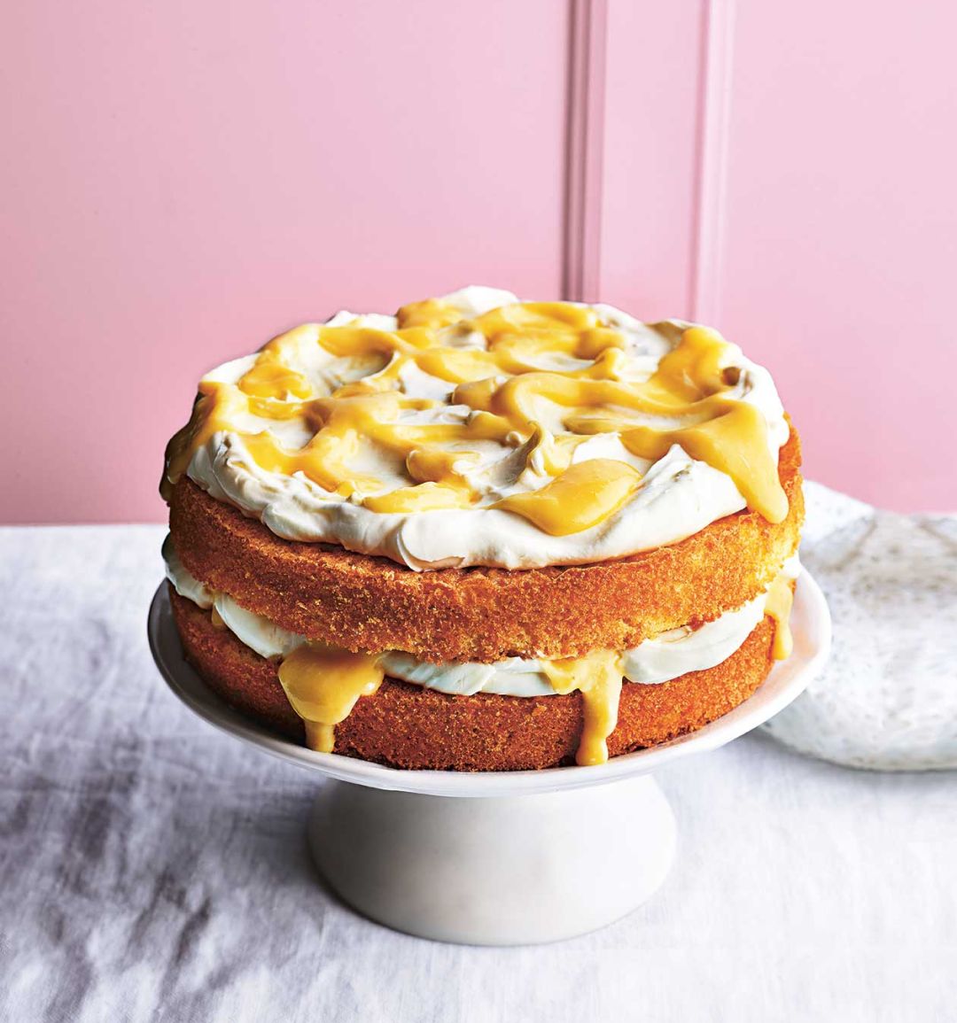 Lemon mascarpone Victoria sponge