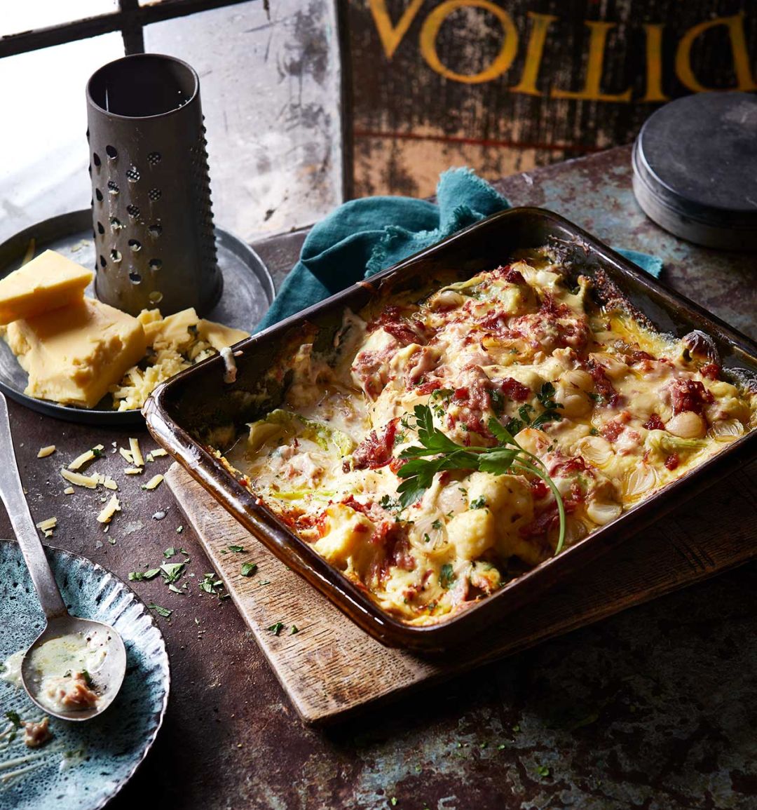 Ploughman's cauliflower cheese 
