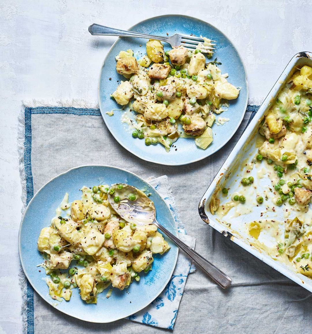 Chicken sausage gnocchi ‘hotpot’