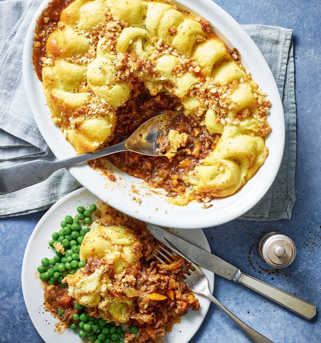 French onion cottage pie  