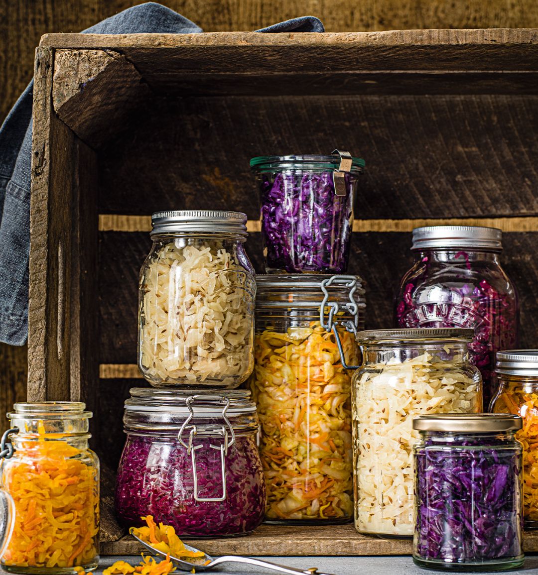 Homemade sauerkraut
