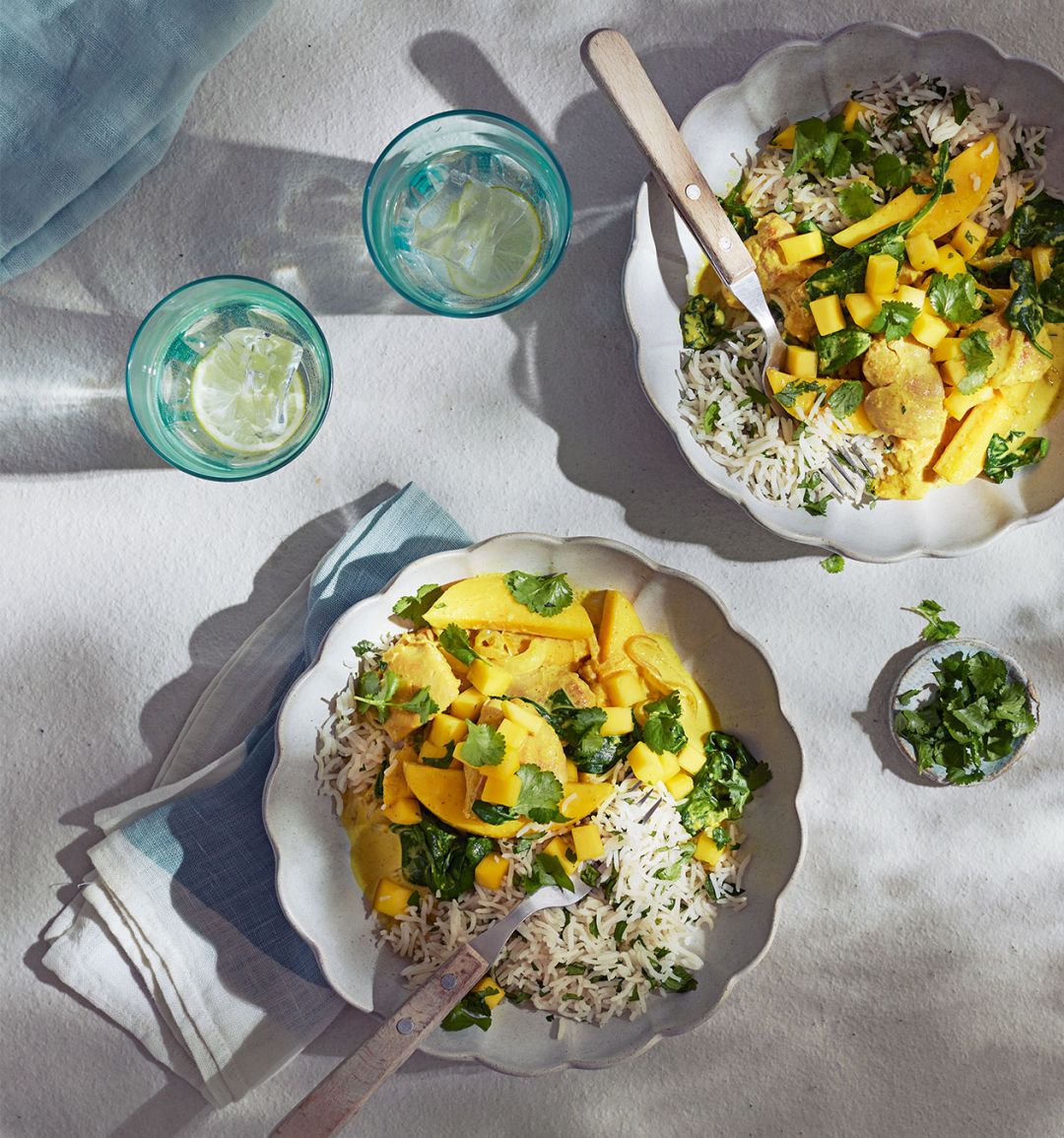 Mango chicken curry