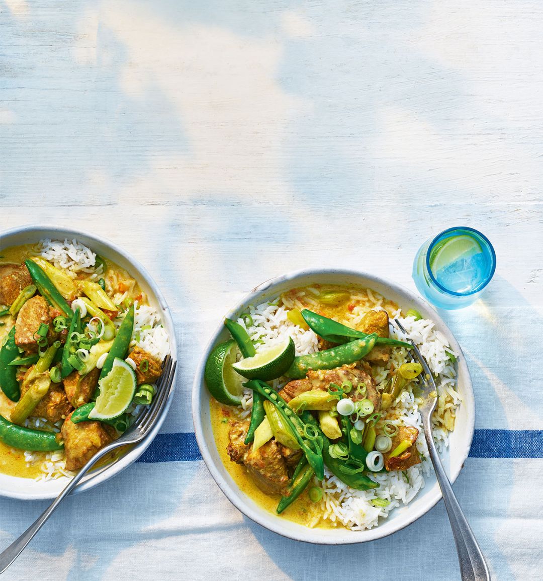 Golden coconut turkey and rice