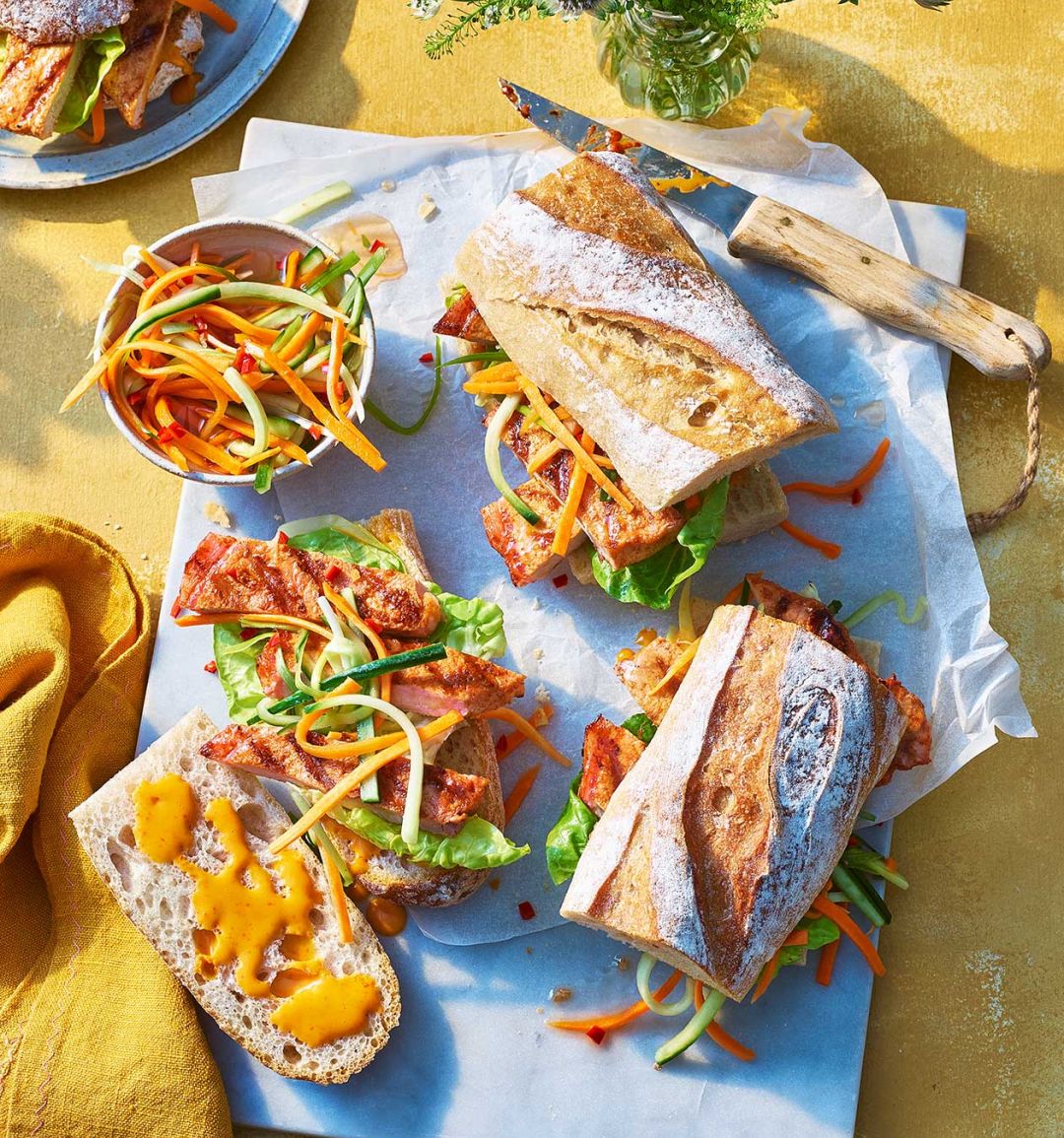 Sponsored: Chinese-style pork rolls with quick pickled slaw