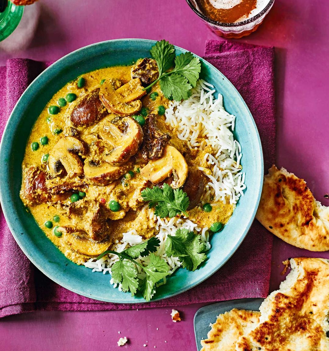 Three-mushroom curry