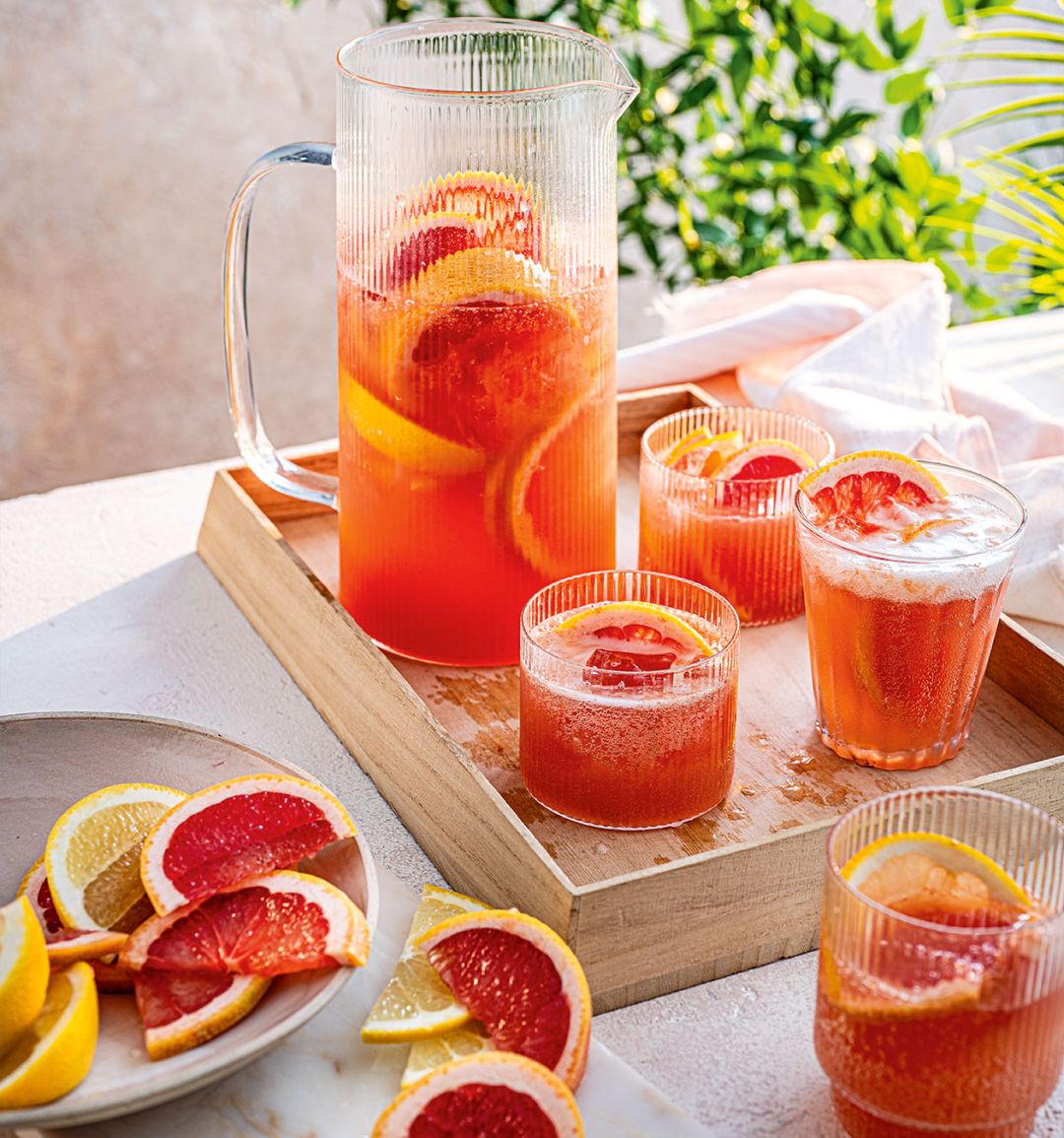 Grapefruit sangria