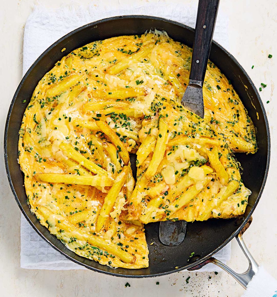 French fry omelette