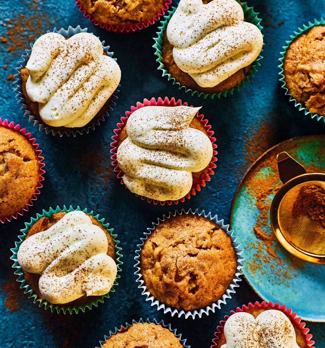 Pumpkin spice cupcakes
