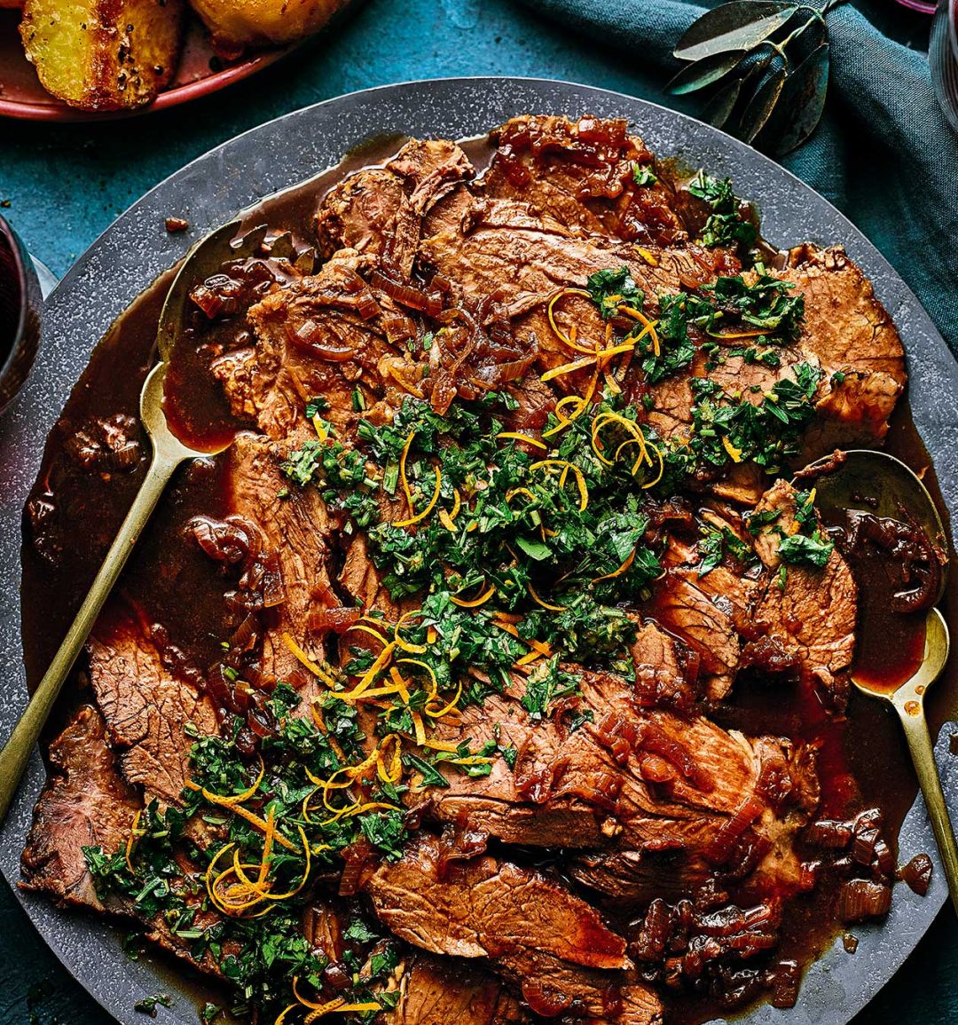 Black treacle and Guinness brisket 