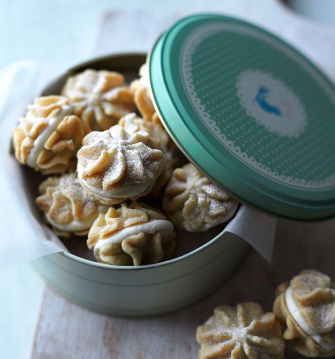 Lavender and orange shortbreads