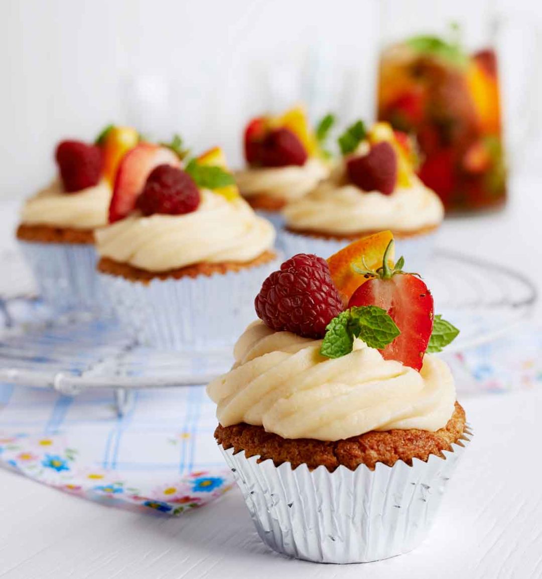 Pimm's cupcakes