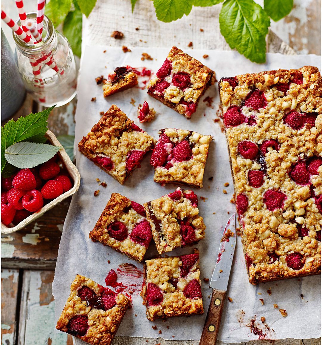 Chocolate, raspberry and roasted hazelnut oaties