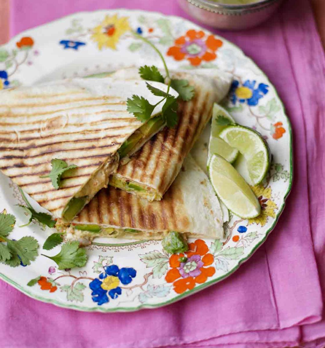 Spicy crab tortillas