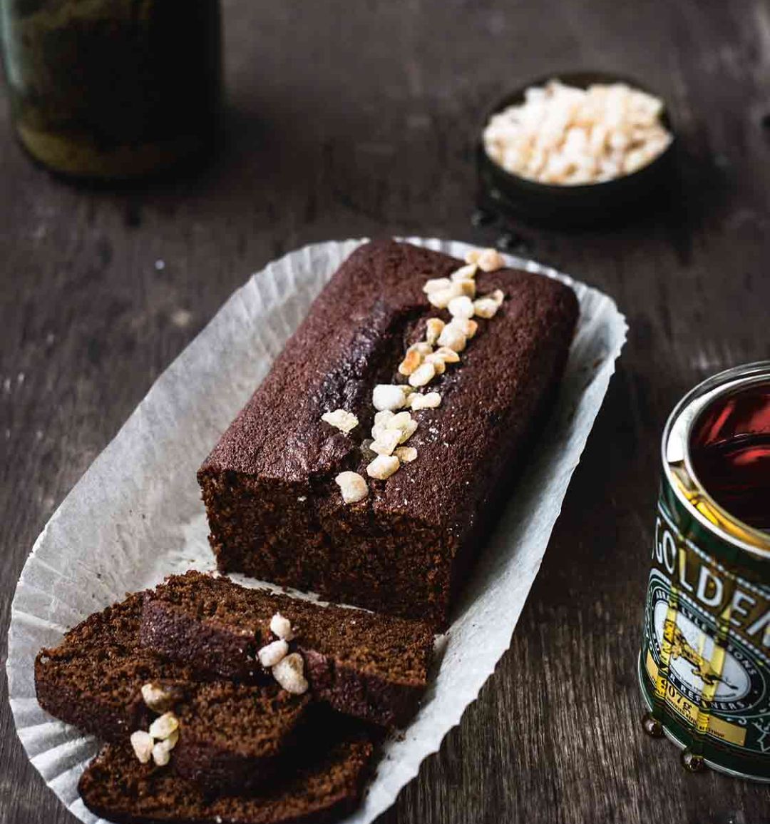 Malted pumpkin ginger bread