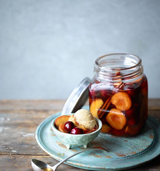 Boozy summer fruit
