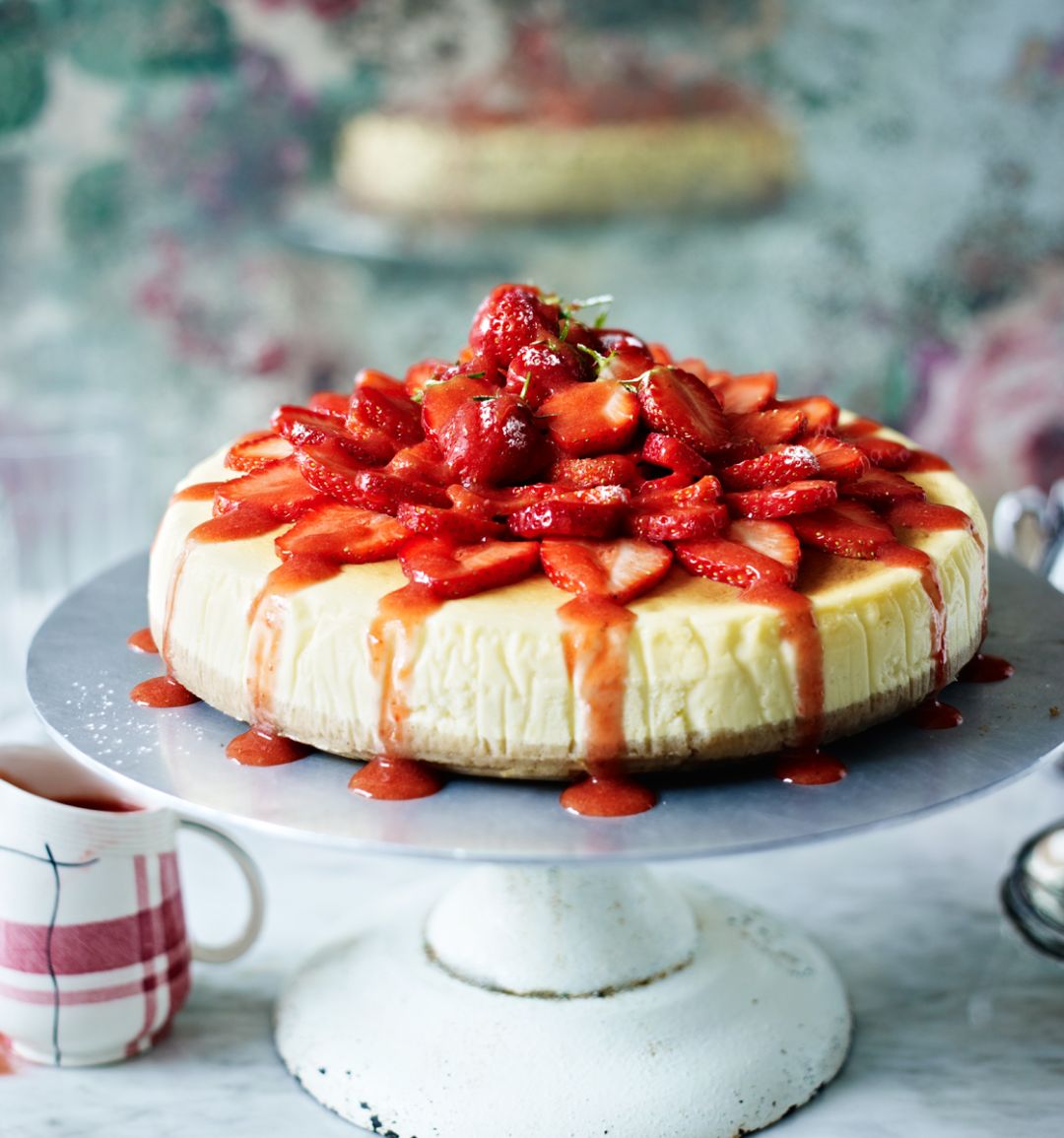 Strawberry lemon cheesecake