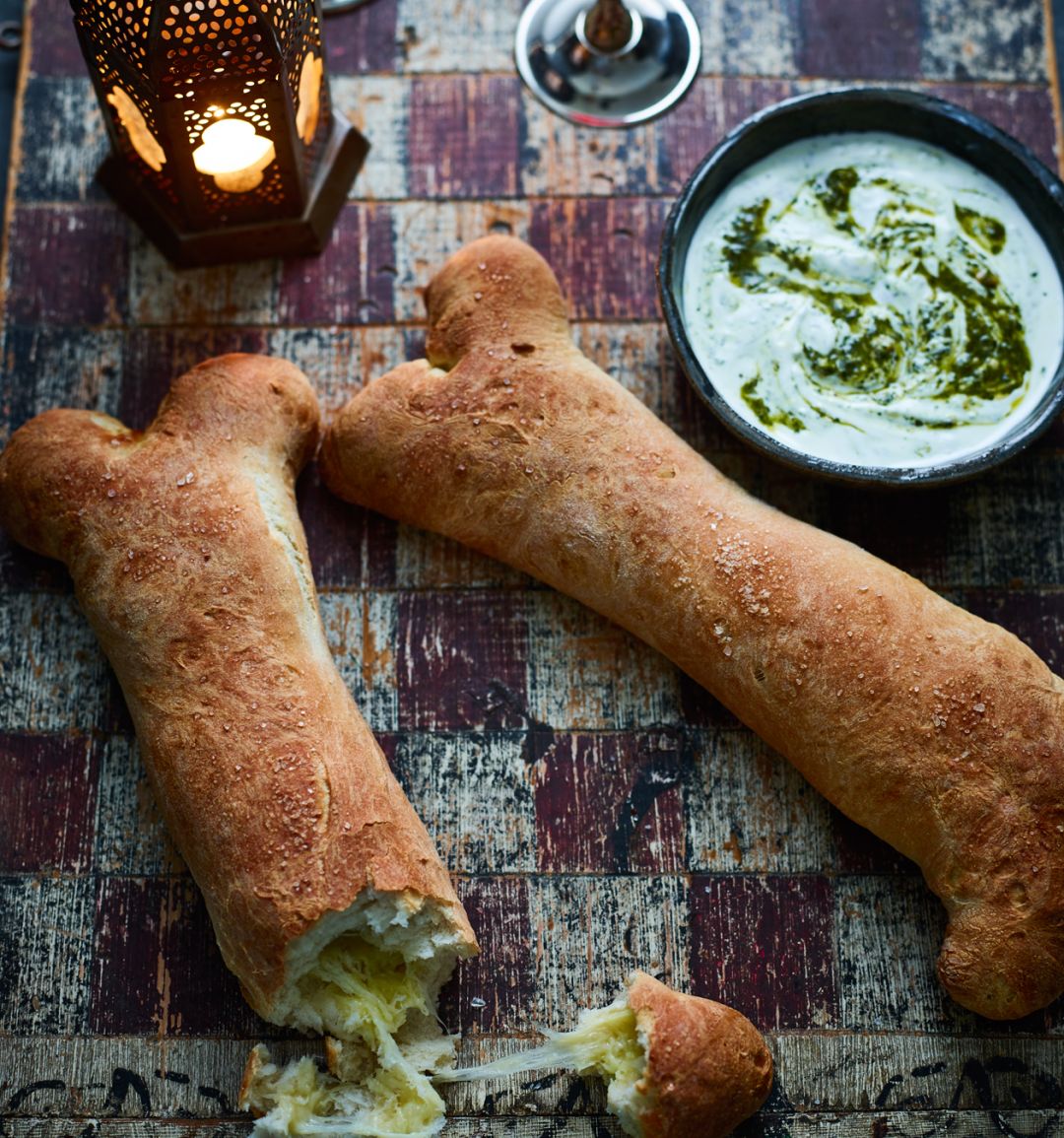 Cheesy bone bread