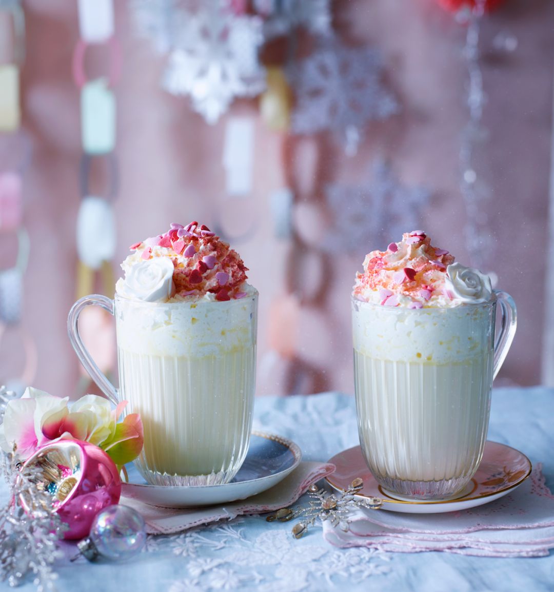 White Christmas hot chocolate