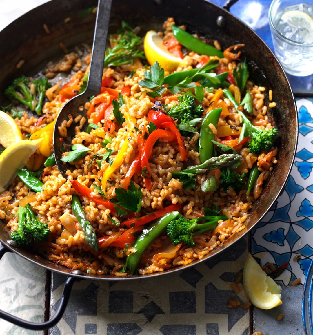 Veggie paella