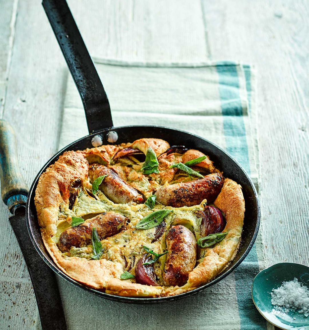 Frying pan toad in the hole