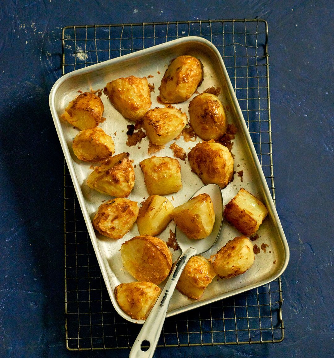 Parmesan and Colman's roast potatoes