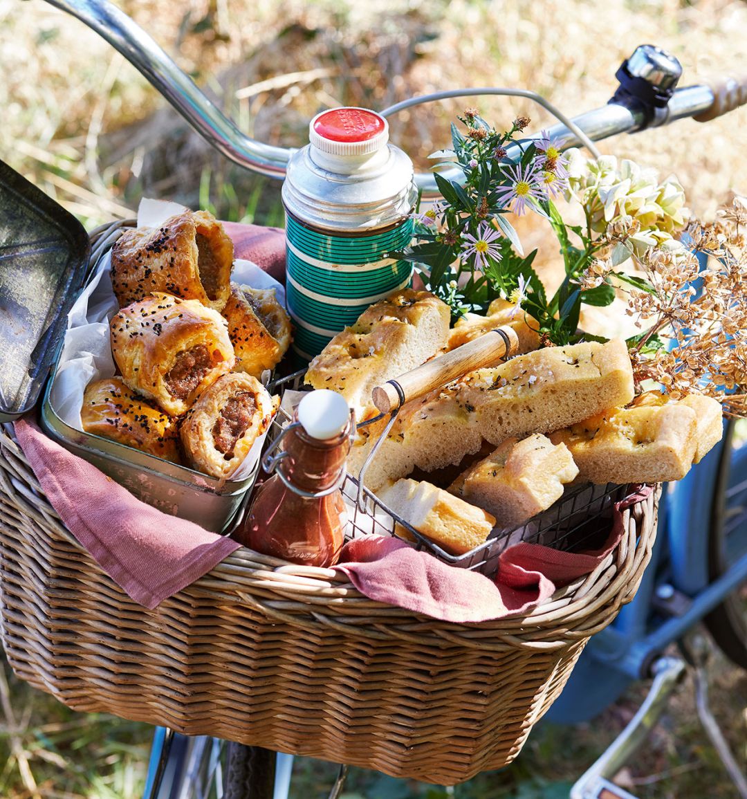 Rosemary focaccia with confit garlic oil