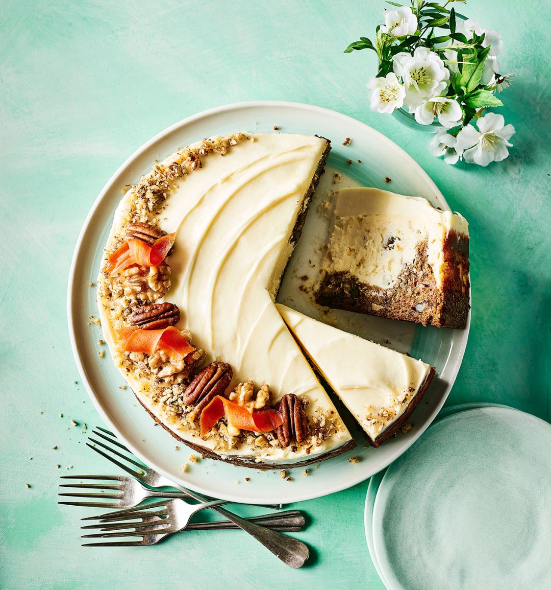 Carrot cake cheesecake