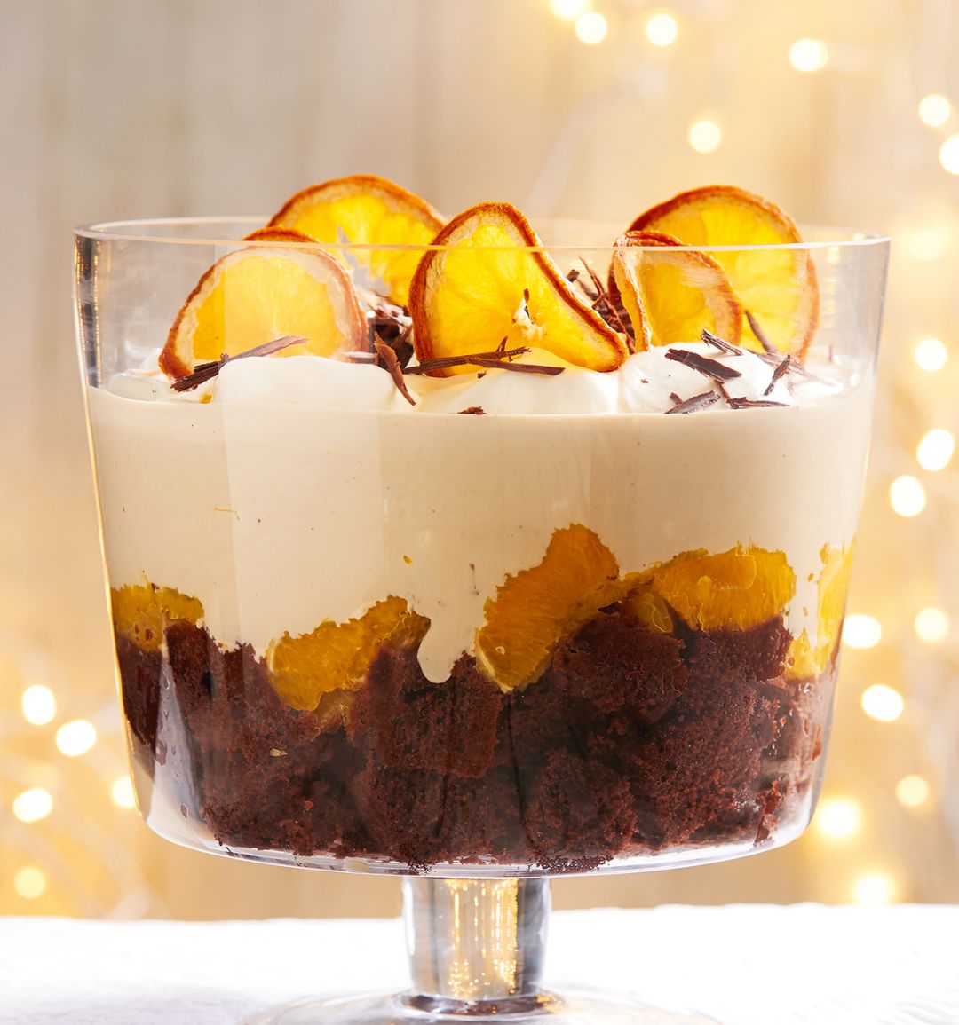 Festive orange trifle from Billington's