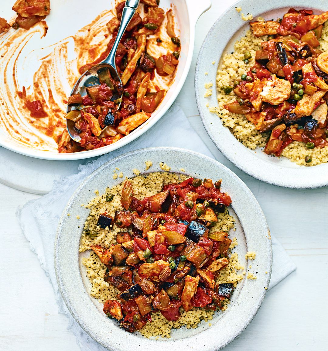 Caponata chicken