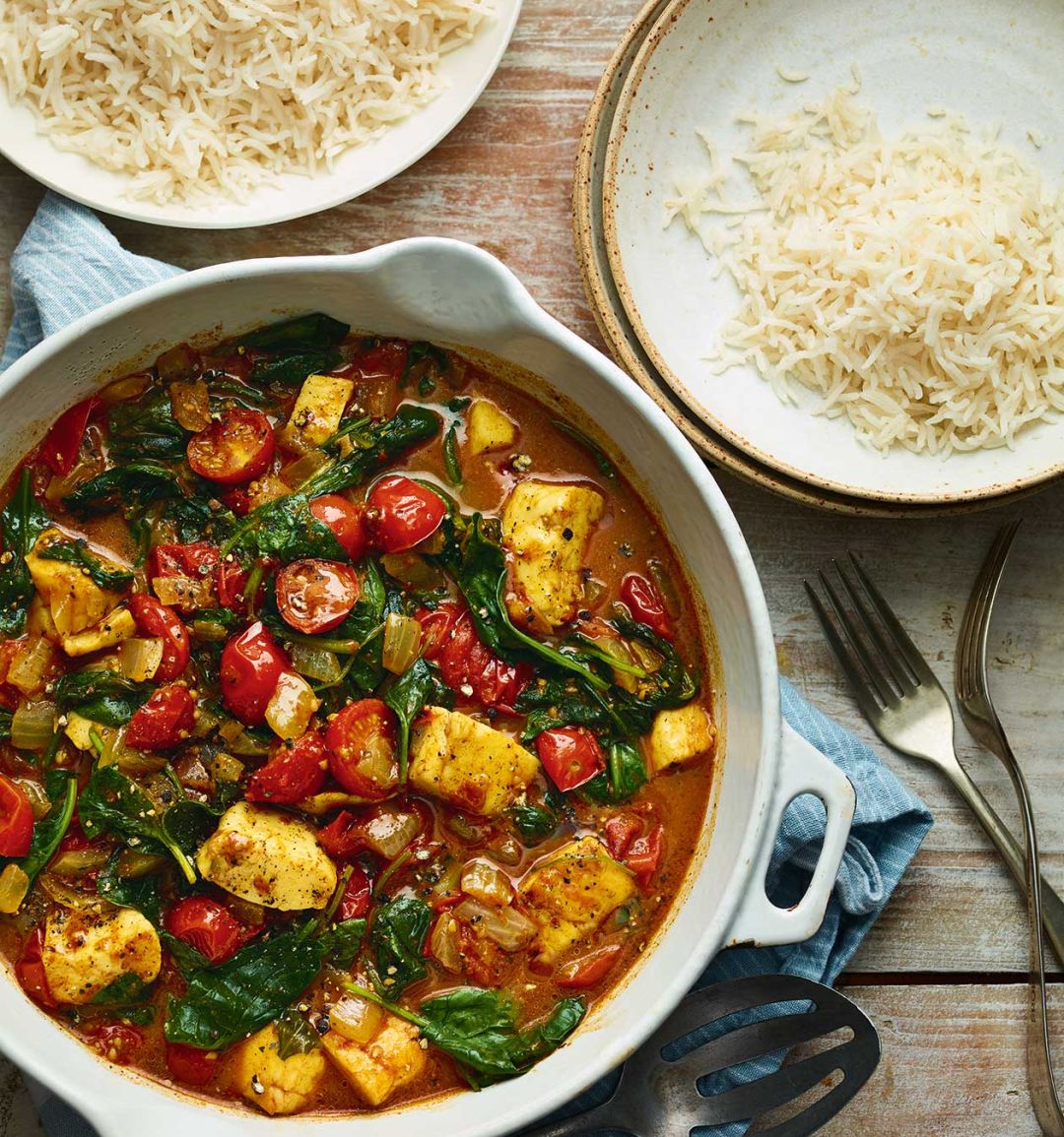 Reader recipe: Halloumi and spinach curry