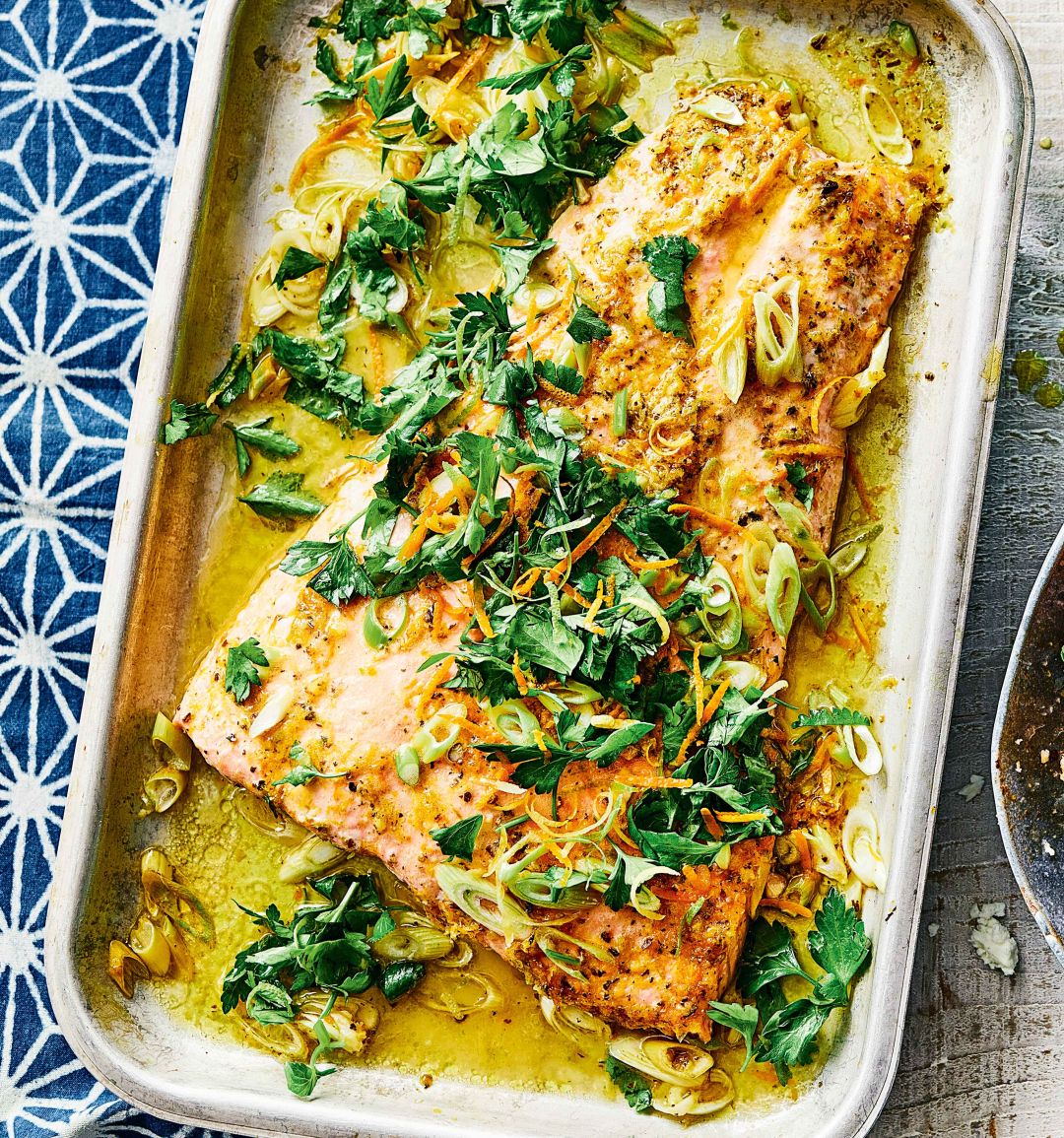 Triple citrus salmon