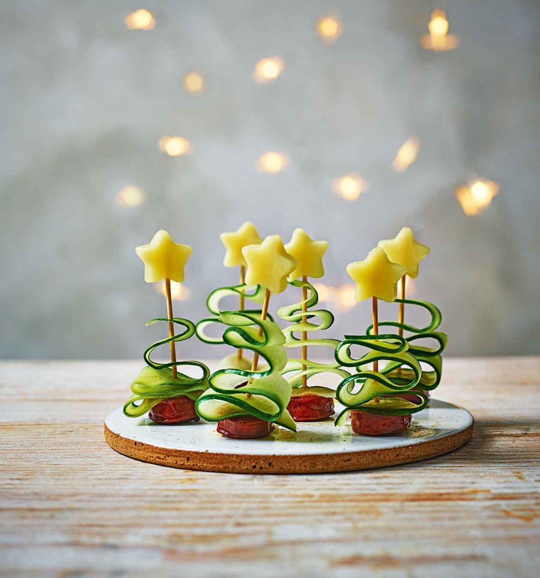 5-ingredient Christmas tapas trees
