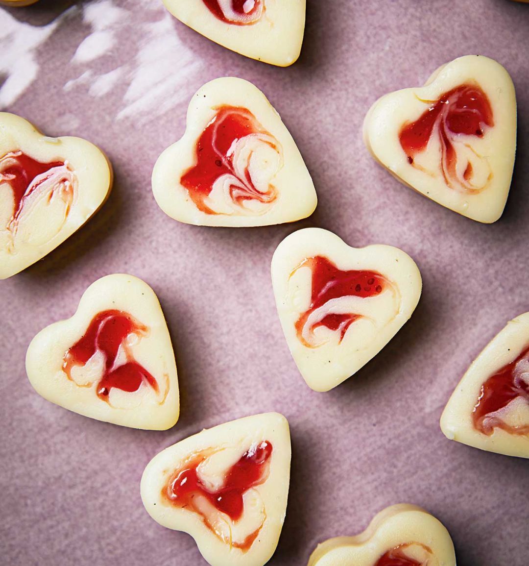 Strawberries and cream fudge