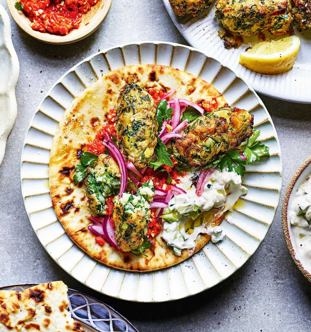 Fish kebabs with preserved lemons